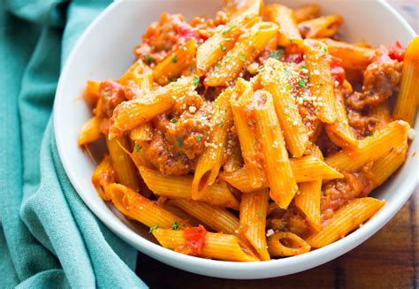 penne dior|Penne Pasta with Sausage (One Pot!) .